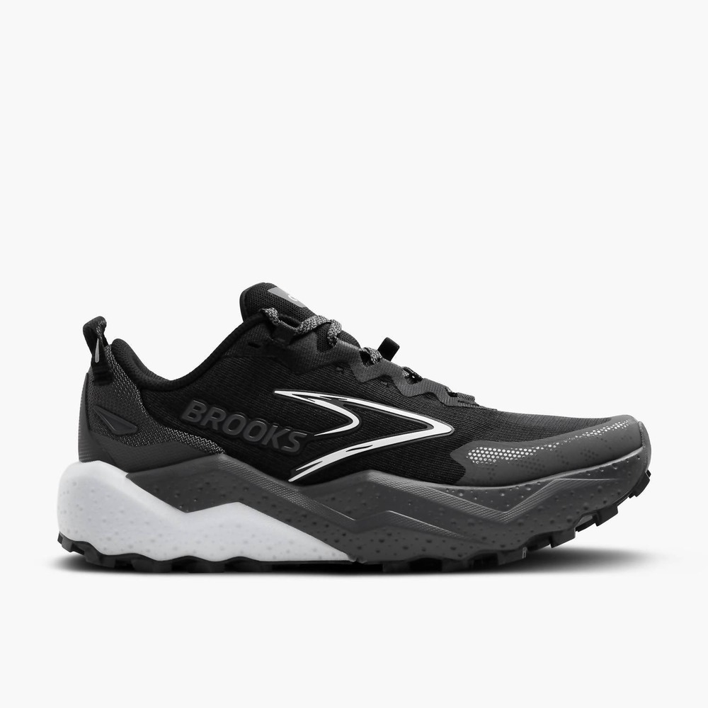 Brooks Caldera 8 Mens Size 8.5 Trail Running Shoes Black/White Hiking NEW
